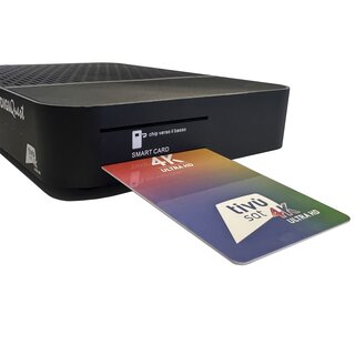 Digiquest AX3 tivusat 4K- Combo- Receiver mit Aktivierter Karte und Android 12