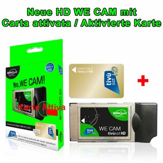 Tivusat We Cam Modul inkl. Aktivierte Smartcard