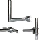 Gelnderhalter / Winkel Halterung mit Zahnschellen 35cm...