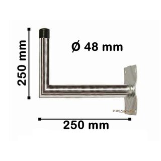 Wand Halter / Winkel Halter 25cm Aluminium-Zink Beschichtetes Stahl