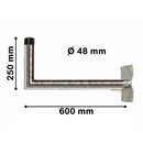 Wand Halter / Winkel Halter 60cm Aluminium-Zink...