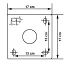 Wand Halter / Winkel Halter 60cm Aluminium-Zink Beschichtetes Stahl
