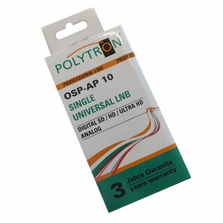 Polytron single Universal LNB Ultra-low Noise Profi Line OSP-AP 10