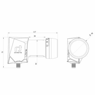 Inverto Ultra Single Universal High-Gain Low-Noise 40mm PLL LNB