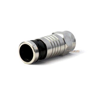 50x F-Kompressionsstecker fr 7mm Koaxkabel