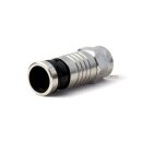 50x F-Kompressionsstecker für 7mm Koaxkabel