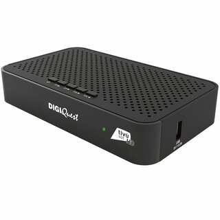 DigiQuest Q30 Full HD Sat Receiver mit Aktivierter Tivusat Karte