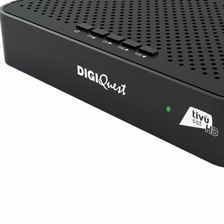 DigiQuest Q30 Full HD Sat Receiver mit Aktivierter Tivusat Karte
