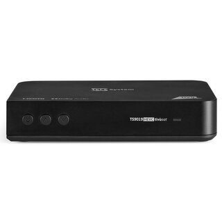 Telesystem TS9019 HEVC Full HD Sat-Receiver Tiv�Sat mit Aktivierter Tivusat Karte