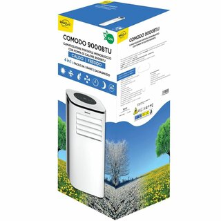 DigiQuest Comodo 2600W 9000 BTU 3 in1 Mobile Klimaanlage R290 EEK A