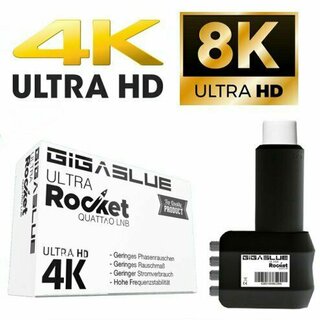 GigaBlue Ultra Rocket Quattro LNB 0.1dB