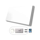 Selfsat H30D2 Twin Flachantenne für 2 Teilnehmer HDTV & 4K UHD tauglich
