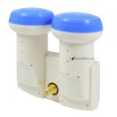 HD Line Monoblock(Astra+Hotbird) Single LNB 0,1dB,62dB Gewinn,Weiß