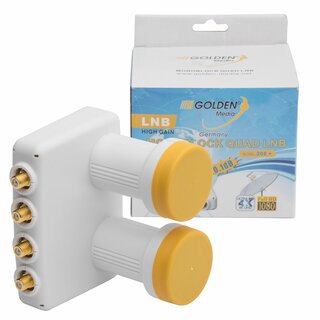 Golden Media Monoblock Quad LNB 6