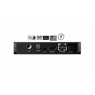 Golden Interstar ALPHA X+ CA H.265 HEVC Full HD Multistream Sat DVB-S2+IP Receiver