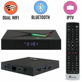 Arrox F9 Pro 8K UHD Android 9.0 IP-Receiver (2.4/5GHz Dual-WiFi, LAN, USB 3.0, MicroSD)