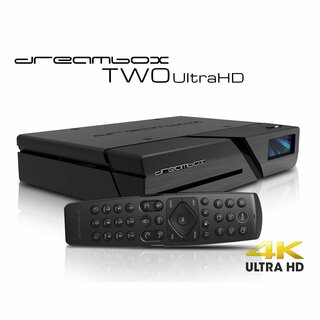 Dreambox Two Ultra HD BT 2x DVB-S2X MIS Tuner 4K 2160p E2 Linux Dual Wifi H.265 HEVC