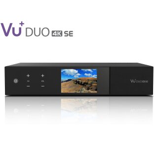 VU+ Duo 4K SE 1x DVB-S2X FBC Twin Tuner 4 TB HDD PVR ready Linux Receiver UHD 2160p
