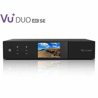 VU+ Duo 4K SE 2x DVB-T2 DUAL Tuner 4 TB HDD PVR ready Linux Receiver UHD 2160p