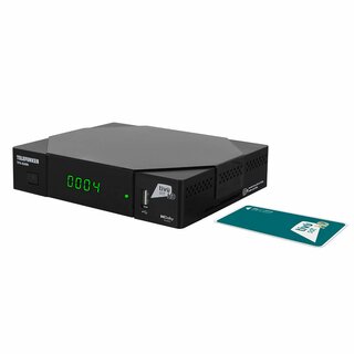 Telefunken TFK-S2000 Full HD Sat-Receiver mit Aktiver TIVUSAT Karte