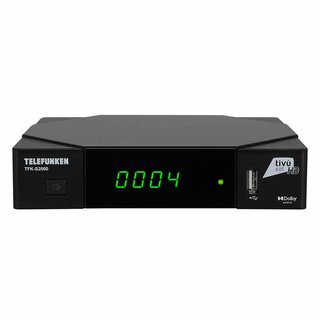 Telefunken TFK-S2000 Full HD Sat-Receiver mit Aktiver TIVUSAT Karte