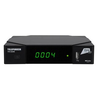 Telefunken TKF-S2000 Full HD Sat-Receiver mit Aktiver TIVUSAT Karte