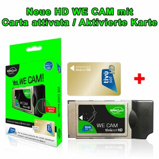 Golden Media Vote 4 HD + tivusat WECam mit Gold Karte COMBO Full HD Receiver (1xSat 1xDVB-C/T2)