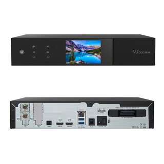 VU+ Duo 4K SE BT 1x DVB-S2X FBC Twin Tuner PVR ready Linux Receiver UHD 2160p