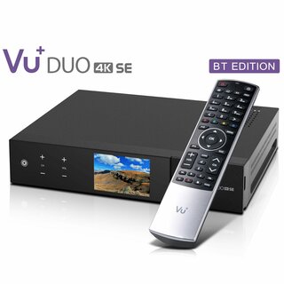 VU+ Duo 4K SE BT 1x DVB-T2 Dual Tuner PVR ready Linux Receiver UHD 2160p
