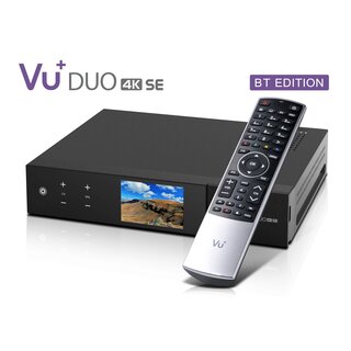 VU+ Duo 4K SE BT 1x DVB-S2X FBC Twin / 1x DVB-T2 Dual Tuner PVR ready Linux Receiver UHD 2160p
