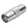 Adapter F-Kupplung - / Koaxstecker 9,5 mm, vernickelt