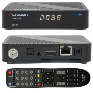 OCTAGON SX88 SE V2 Full HD H.265 Linux HDMI USB LAN DVB-S2 Sat + IP