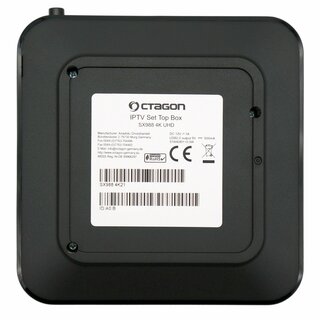 OCTAGON SX988 4K UHD Linux E2 IP-Receiver 2160p, H.265, LAN, HDMI, USB, IP-Mediaplayer