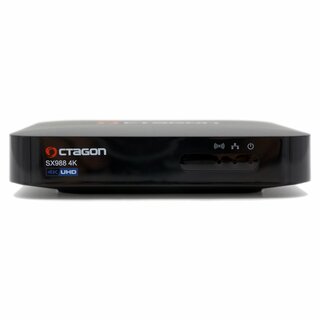 OCTAGON SX988 4K UHD Linux E2 IP-Receiver 2160p, H.265, LAN, HDMI, USB, IP-Mediaplayer