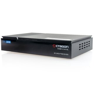 OCTAGON SX988 V2 4K WL UHD Linux IP-Receiver (Dolby Digital+, Dual-WiFi, LAN)