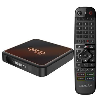 OPTIC GT-V PRO 8K / 4K UHD Android 11.0 IP-Receiver (4GB RAM 64GB FLASH 2G + 5G WiFi + GIGABIT WLAN, Bluetooth, MicroSD, HDMI, USB 3.0)