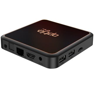 OPTIC GT-V PRO 8K / 4K UHD Android 11.0 IP-Receiver (4GB RAM 64GB FLASH 2G + 5G WiFi + GIGABIT WLAN, Bluetooth, MicroSD, HDMI, USB 3.0)