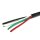 25 Meter Voll Kupfer Quattro Quad SAT Koax Kabel 4 in 1 Premium Class A+ Digital Full HD 4x7mm schwarz