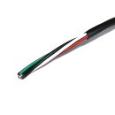 40 Meter Voll Kupfer Quattro Quad SAT Koax Kabel 4 in 1 Premium Class A+ Digital Full HD 4x7mm schwarz