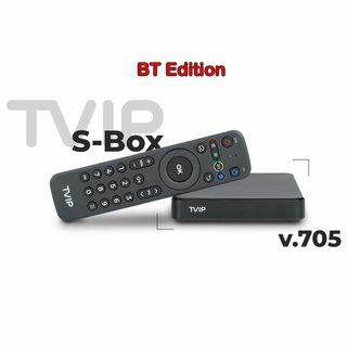 TVIP S-Box v.705 BT 4K UHD Android 11 IPTV Receiver HEVC  Multimedia Streamer HDR, Dual-Wifi, LAN, Bluetooth, HDMI, Micro SD