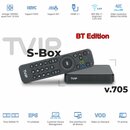 TVIP S-Box v.705 IPTV 4K HEVC HD Multimedia Streamer 5Ghz...