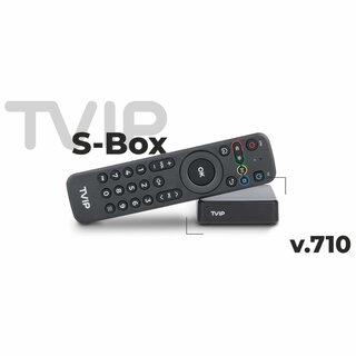 TVIP S-Box v.710 IPTV 4K HEVC HD Multimedia Streamer