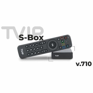 TVIP S-Box v.710 IR IPTV 4K HEVC HD Multimedia Streamer