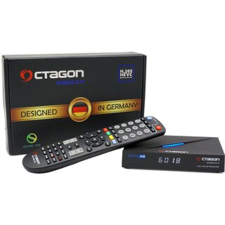 OCTAGON SFX6018 S2+IP Full HD Sat IP-Receiver (Linux E2 & Define OS, DVB-S2, 1080p, HDMI, USB, LAN)