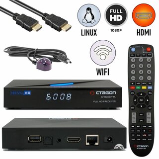 OCTAGON SFX6008 IP WL Full HD IP-Receiver (Linux E2 & Define OS, 1080p, HDMI, USB, LAN, WiFi)