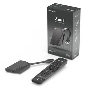 Formuler Z Mini 4K UHD Android 12 IP-Receiver Dual-WiFi, Bluetooth, HDMI, USB-C, H.265, Schwarz