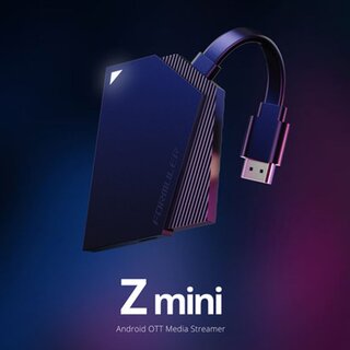 Formuler Z Mini 4K UHD Android 12 IP-Receiver Dual-WiFi, Bluetooth, HDMI, USB-C, H.265, Schwarz