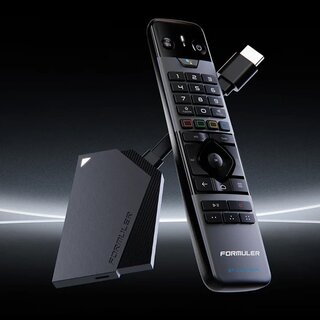Formuler Z Mini 4K UHD Android 12 IP-Receiver Dual-WiFi, Bluetooth, HDMI, USB-C, H.265, Schwarz