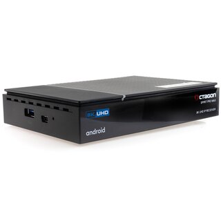 OCTAGON SPIRIT PRO MAX 8K UHD HDR10+ ANDROID TV OTT MEDIA STREAMING BOX 5G WLAN BT RCU