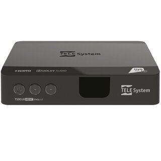 TeleSystem TS9018 Full HD Sat-Receiver mit Aktiver TIVUSAT Karte Original